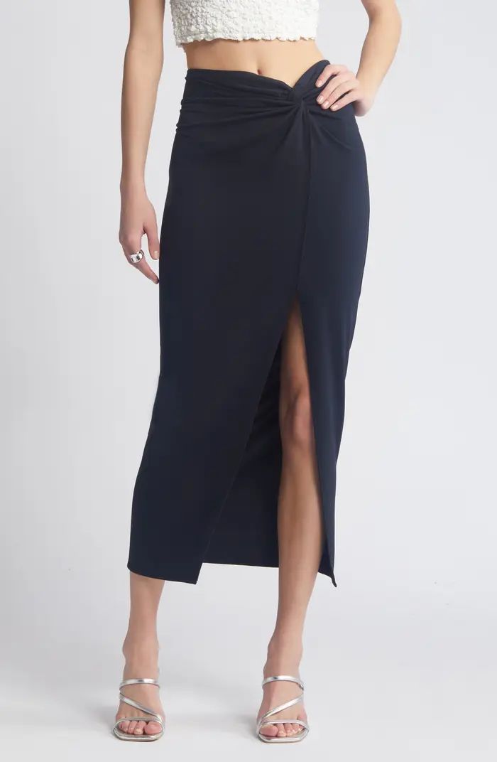 Twist Front Maxi Skirt | Nordstrom