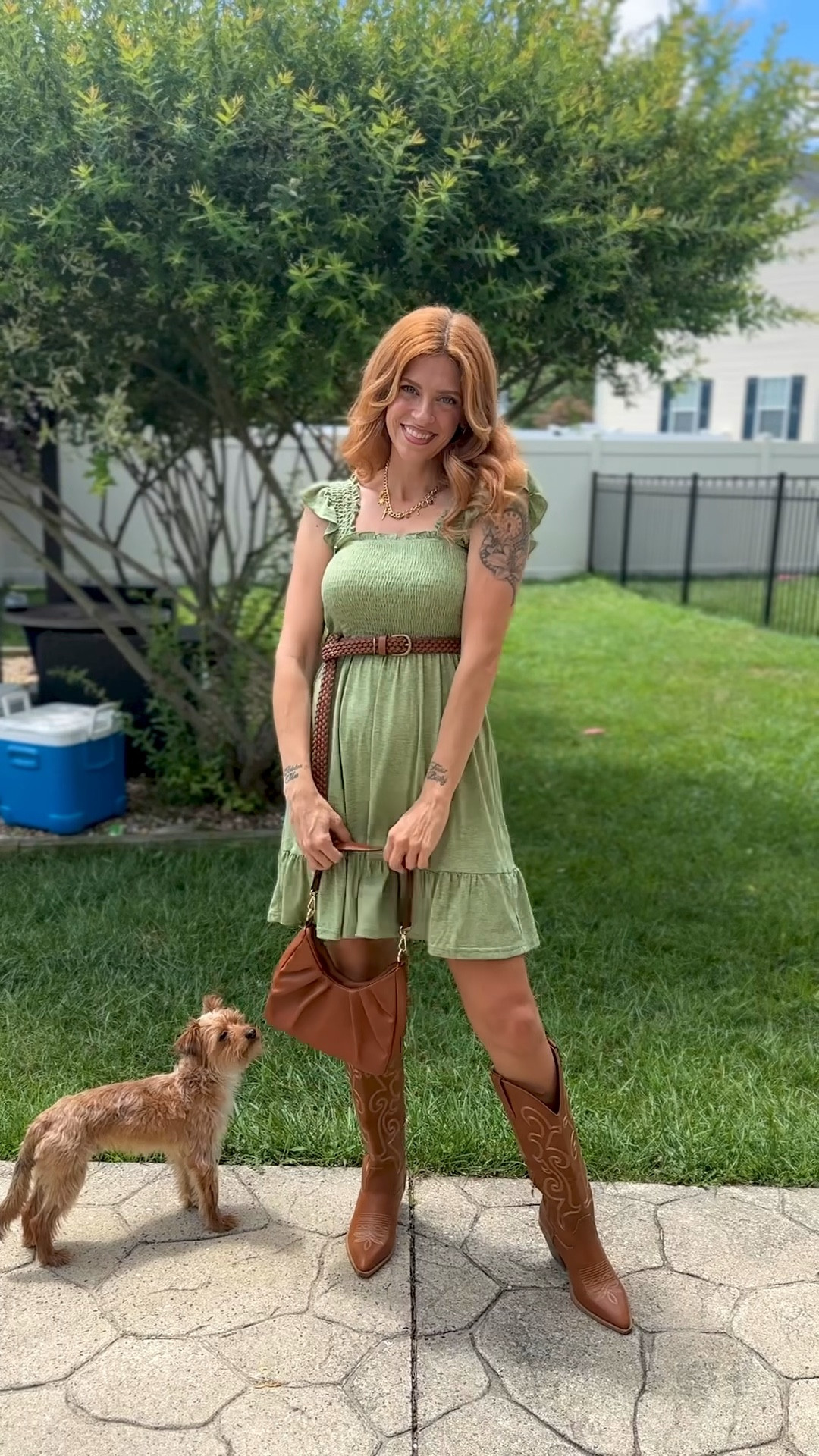 Boho outfit idea 🌿

Dress - Amazon S
Boots - Amazon 7.5 (true to size)
Belt- Wal-Mart sized up to 2XL so I could loop it 
Necklace - custom made from Etsy

#LTKSeasonal #LTKU #LTKStyleTip