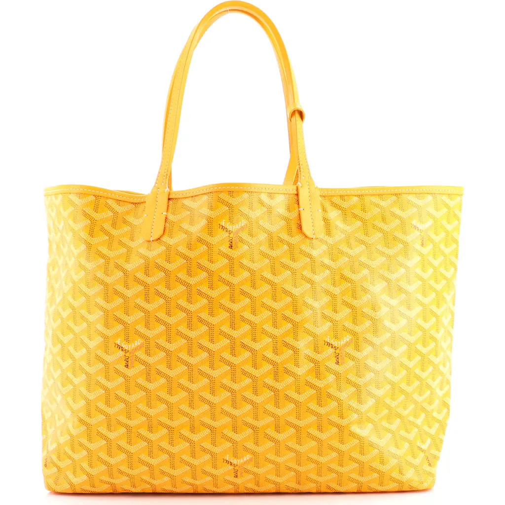 Pre-Owned Goyard Saint Louis Tote Coated Canvas PM in Yellow at Nordstrom, Size Medium | Nordstrom