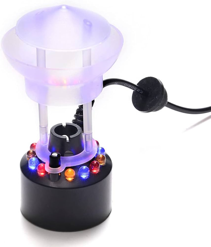 FITNATE Mist Maker, 12 LED Mister Fogger Water Fountain Pond Fog Machine Atomizer Air Humidifier,... | Amazon (US)