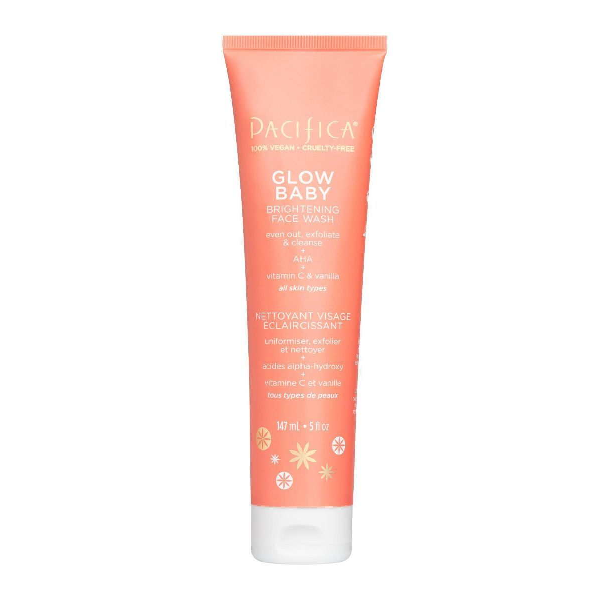 Pacifica Glow Baby Brightening Face Wash - Orange - 5 fl oz | Target