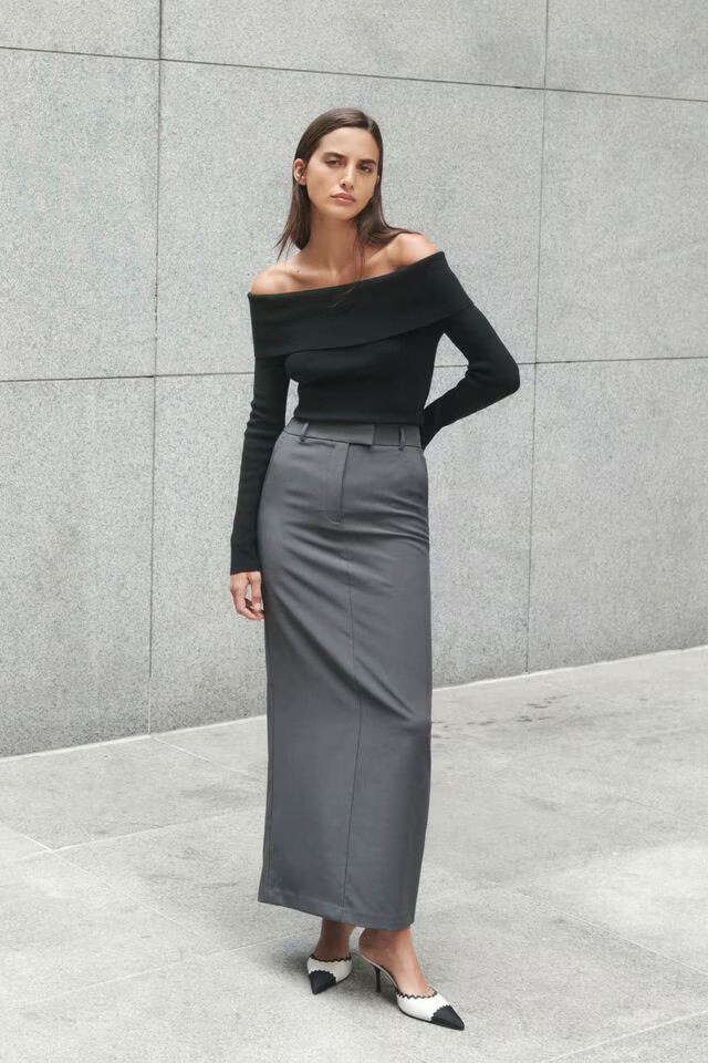 Eversleek | Charlotte Pencil Maxi Skirt | Dynamite Clothing