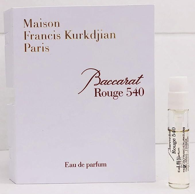 Amazon.com : Maison Francis Kurkdjian BACCARAT ROUGE 540 Eau de Parfum Vial Spray 2ml / 0.06 fl o... | Amazon (US)