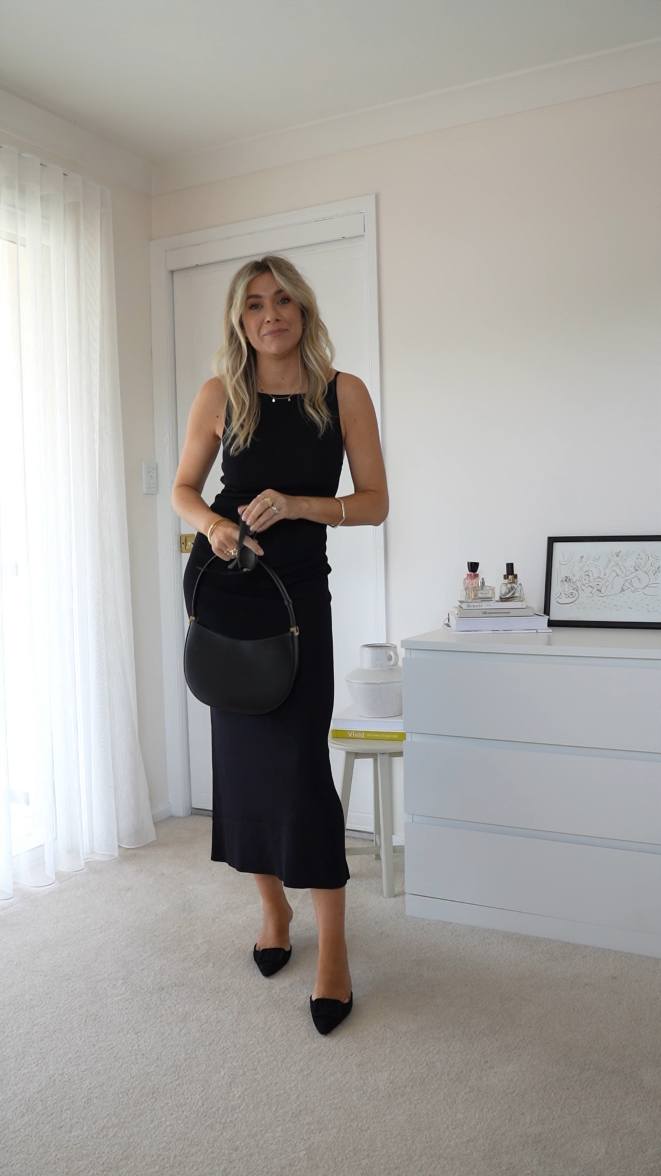chinese dress ladies LELA BLACK LINEN MINI DRESS – DISSH main image 0