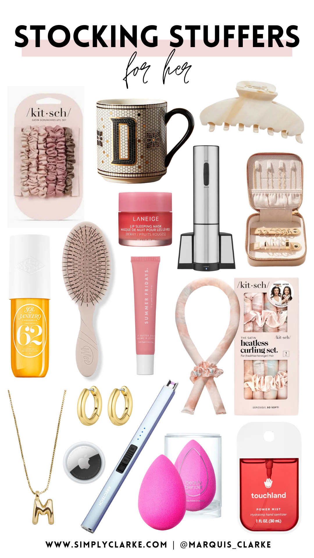 Stocking stuffers for her! Rounded up the cutest + coziest stocking stuffers that she will love!  

 #LTKGiftGuide #LTKHoliday #LTKBeauty