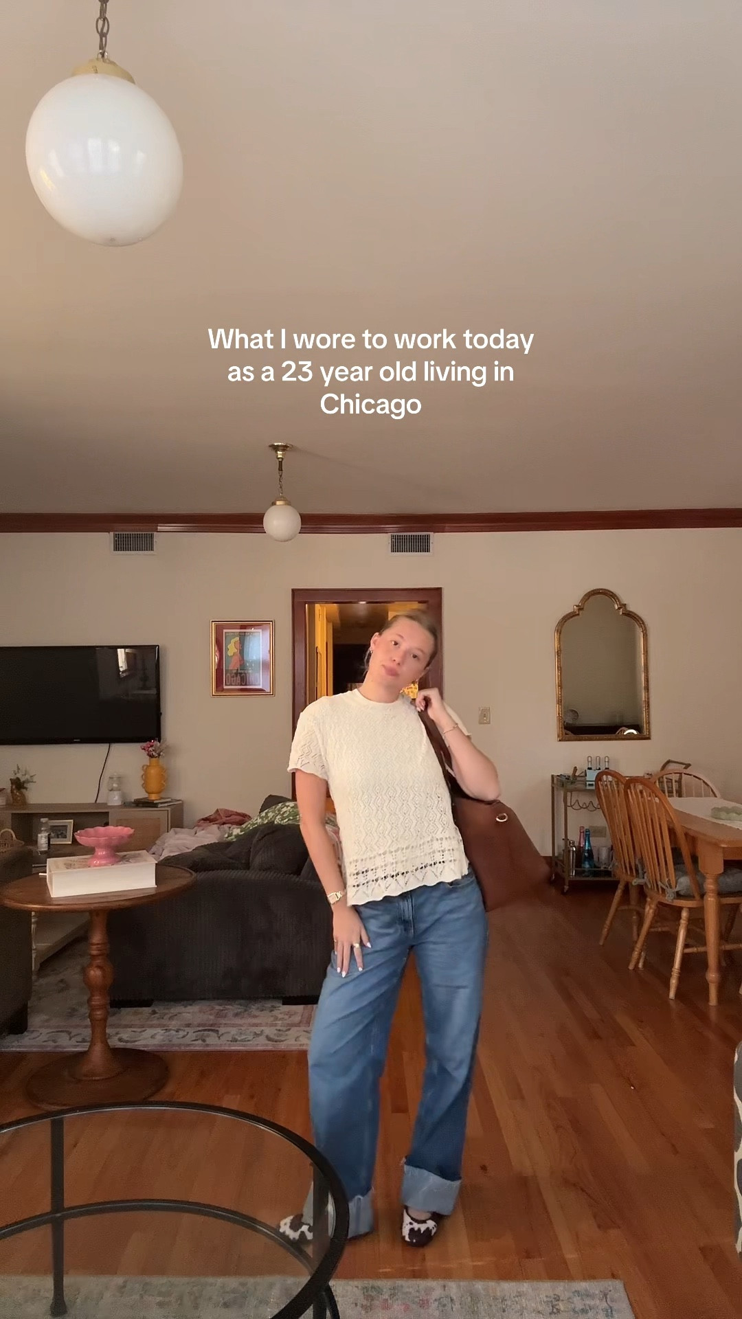 Perfect outfit to start transitioning to fall 🤎 sweater from Zara 

#LTKSeasonal