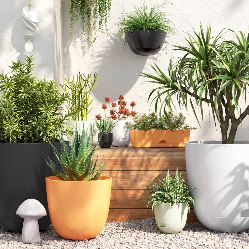 Self-Watering Plastic Indoor Outdoor Planter Pot - Room Essentials™ | Target