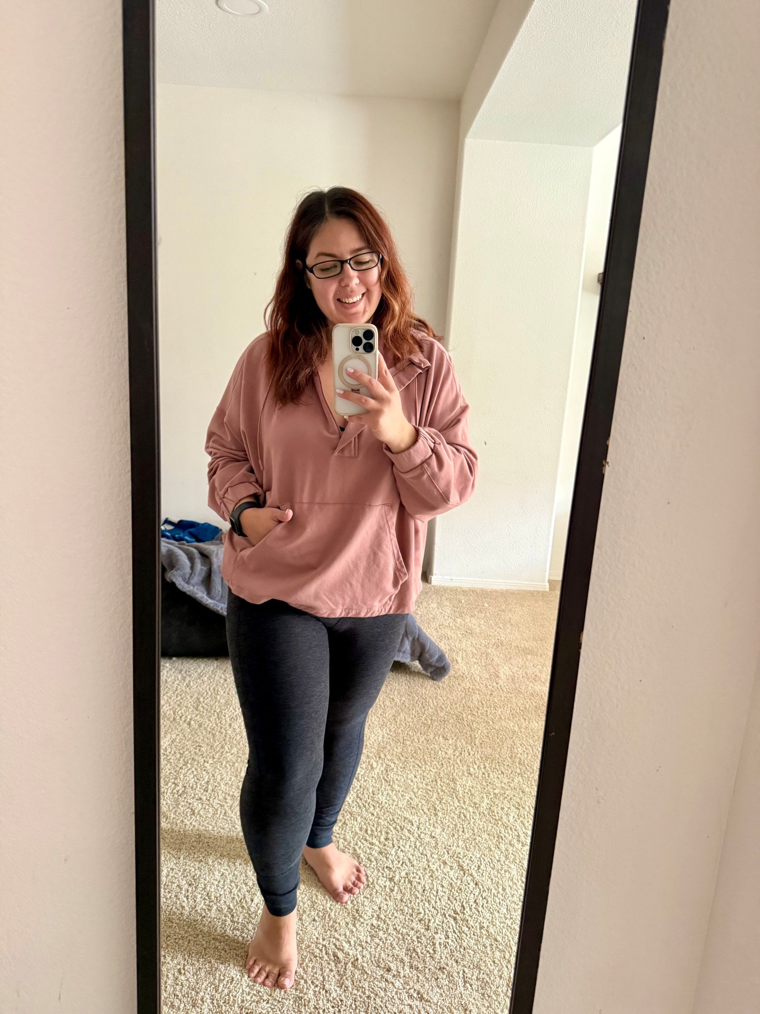Oversized crop hoodie + Leggings - perfect rainy day weather outfit for moms 

#LTKootd #LTKmomlife