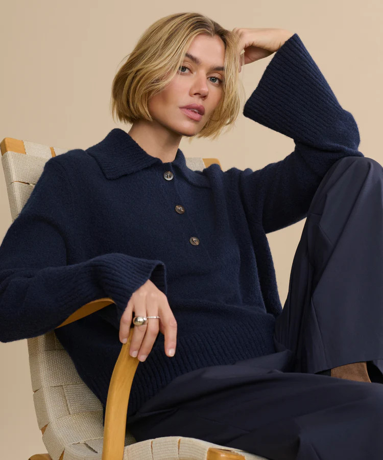 Cashmere Stevie Polo | Jenni Kayne