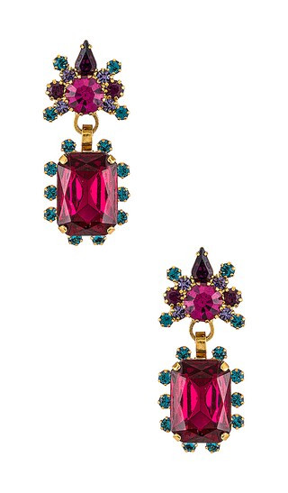 Willa Earring in Navy & Pink | Revolve Clothing (Global)