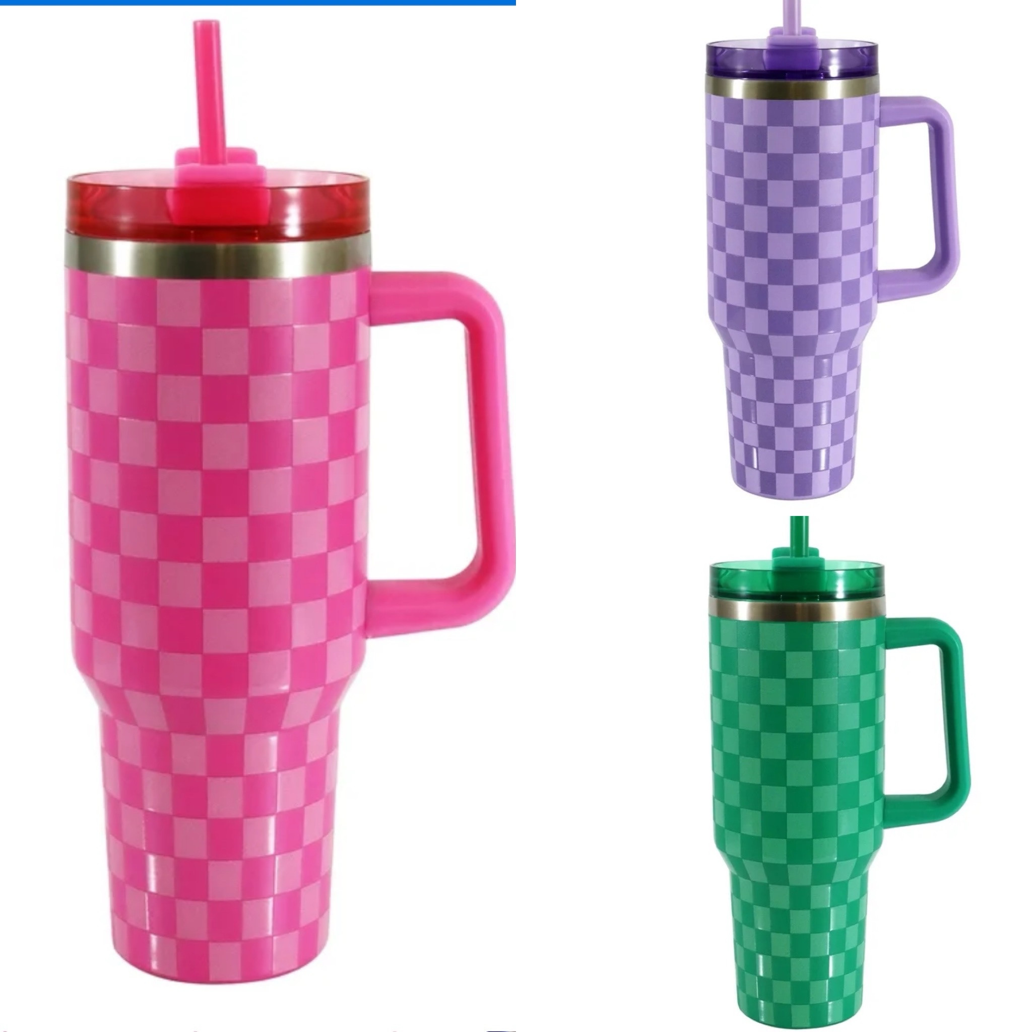 Checkered tumbler for under $15 @walmart @style @travel #travel #tumbler #style

#LTKStyleTip #LTKTravel #LTKFindsUnder50