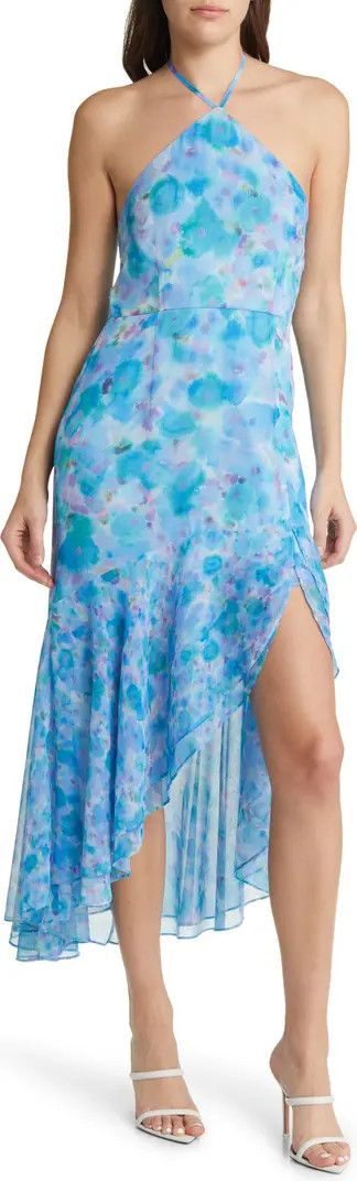 Gretha Floral Halter Dress | Nordstrom