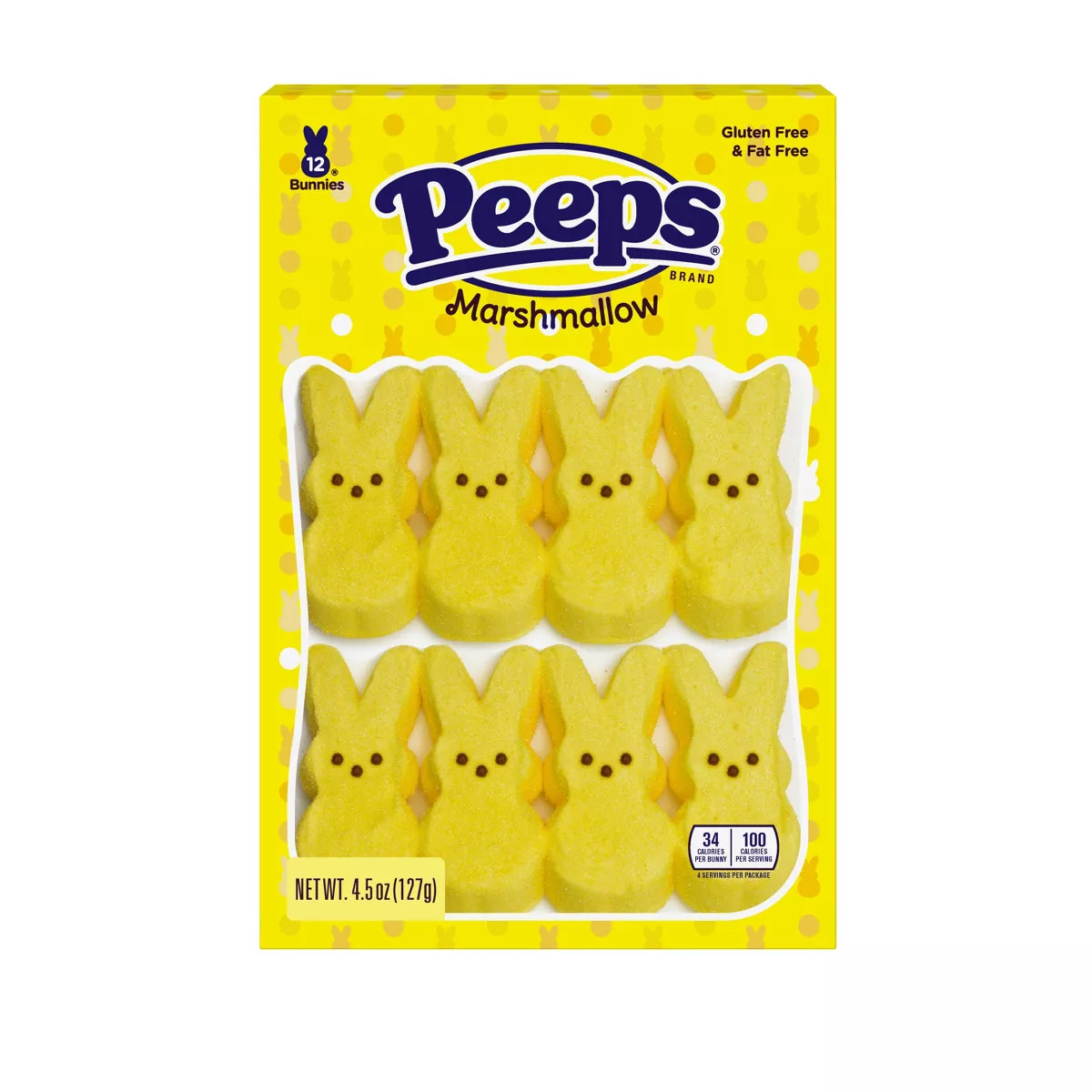 Peeps Easter Yellow Bunnies - 4.5oz/12ct | Target
