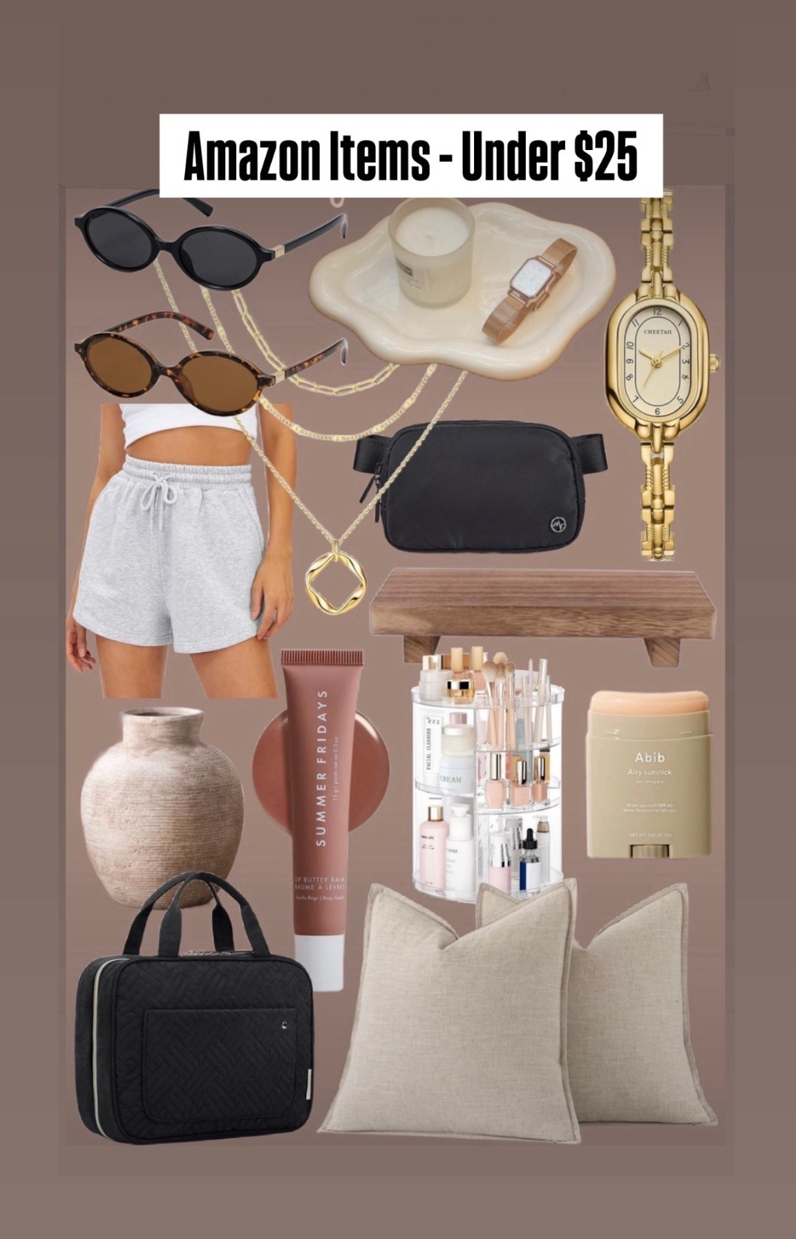 Amazon Under $25
#amazon #under25 #accessories #sunglasses #watch #momlife #trending #summer #selfcare 

#LTKdayinmylife #LTKmomlife #LTKselfcare