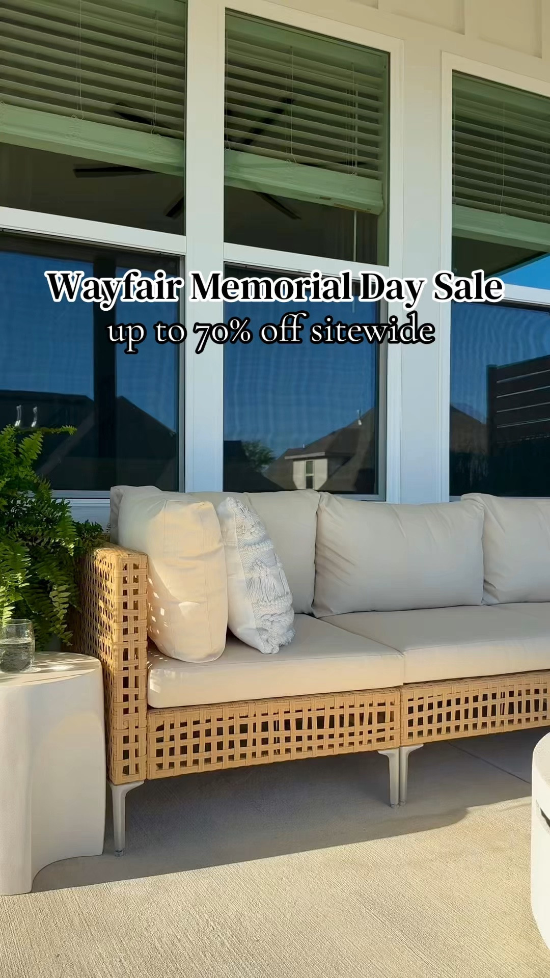 When the weather is warm this is where you’ll find us 🌿 Our back deck has become our favorite place to be and everything you see is from Wayfair — and it’s all up to 70% off sitewide for Memorial Day 🤍 If you’ve been wanting to upgrade your outdoor space this is your sign. Linking everything here

#LTKSeasonal #LTKSaleAlert #LTKHome