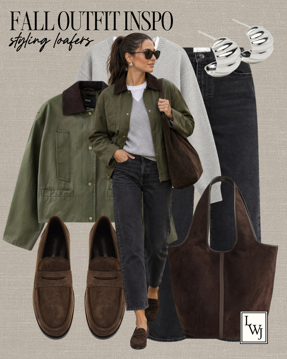 fall outfit inspo styling loafers 

fall outfits / fall style / chocolate brown loafers / simple and polished / fall capsule outfits  

 #LTKootd #LTKSeasonal