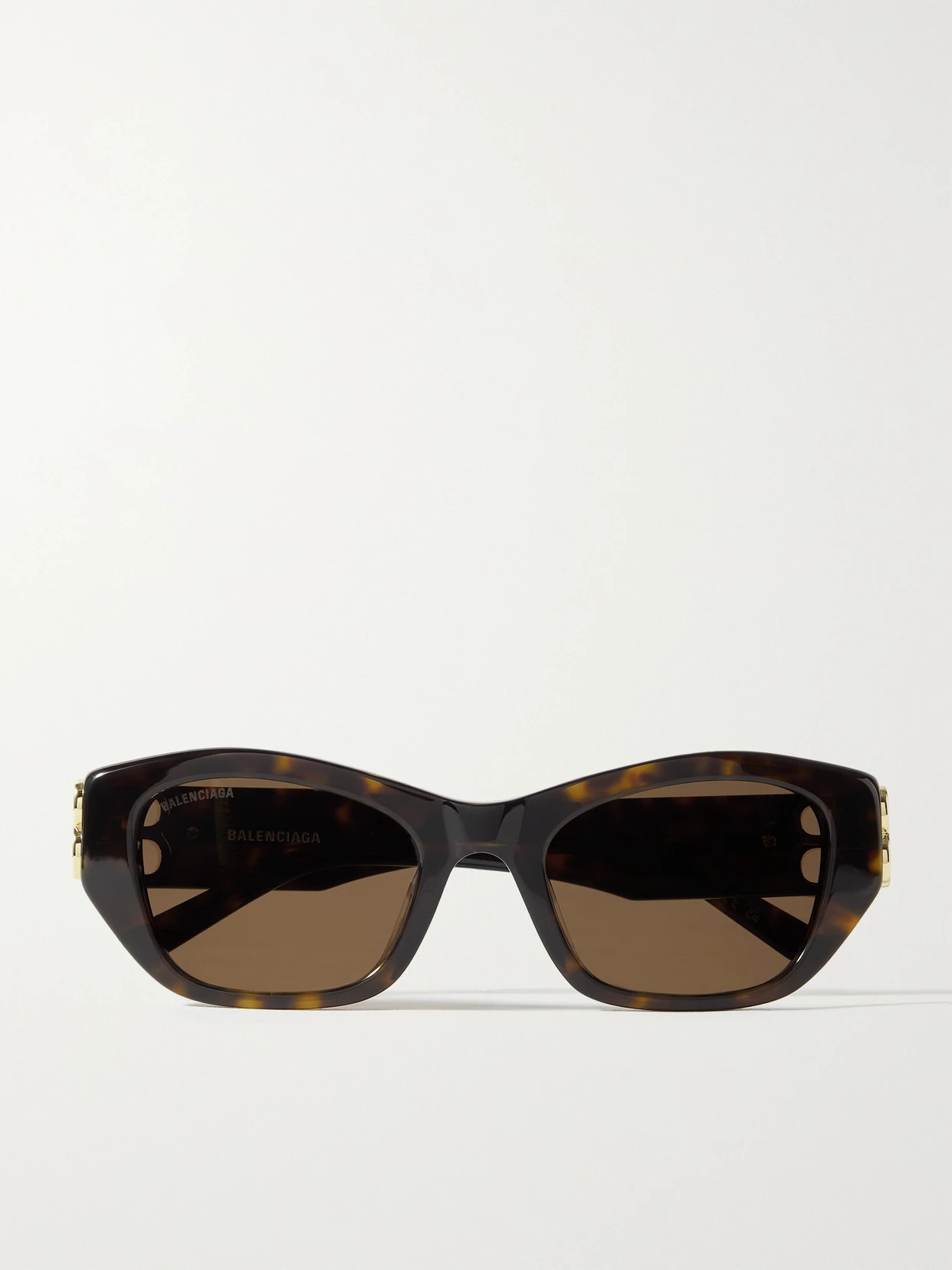 Balenciaga - Dynasty Bb Cat-eye Tortoiseshell Acetate Sunglasses - One size | NET-A-PORTER (UK & EU)
