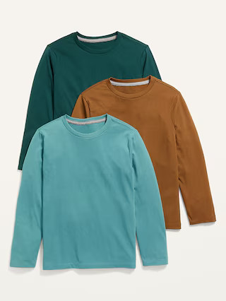 Softest Long-Sleeve T-Shirt 3-Pack for Boys | Old Navy (US)
