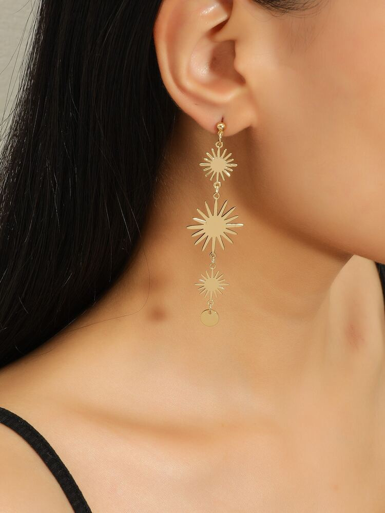Sun Decor Drop Earrings | SHEIN