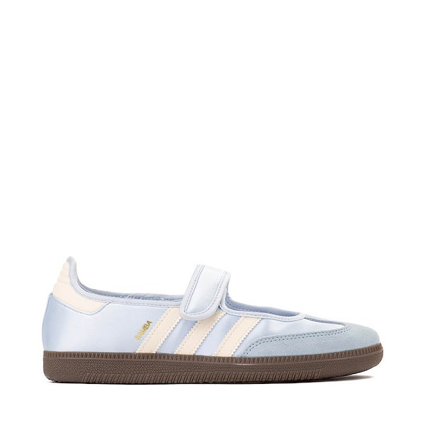 Womens adidas Samba Jane Athletic Shoe - Crystal Sky / Cream White / Gum | Journeys
