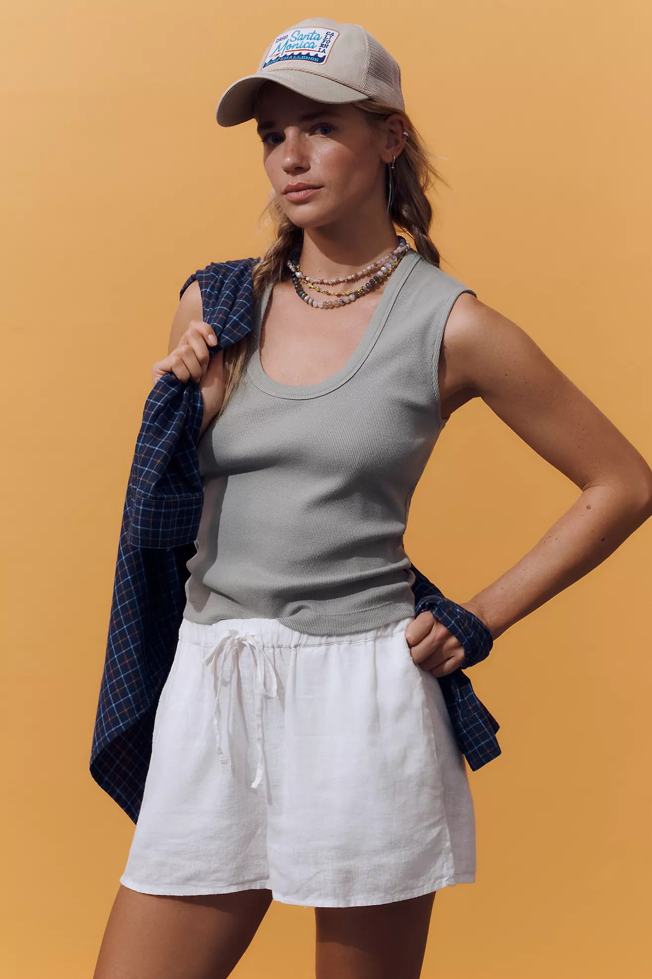 By Anthropologie Scoop-Neck Muscle Tank | Anthropologie (US)