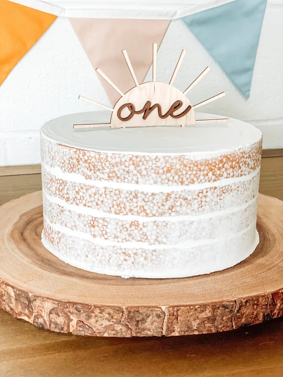 Sun Cake Topper  Birthday Cake Topper  Boho Sun Birthday  | Etsy | Etsy (US)