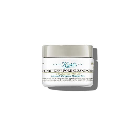 Kiehl's Rare Earth Deep Pore Cleansing Face Mask, Pore Minimizer Face Mask with Clay, Minimizes B... | Amazon (US)