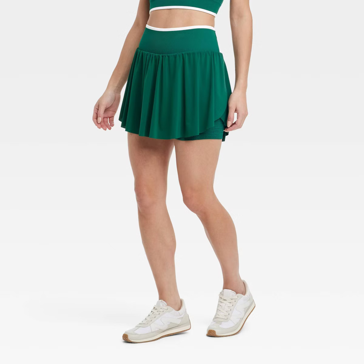Women's High-Rise Seamless Skort - All In Motion™ Dark Green XL | Target