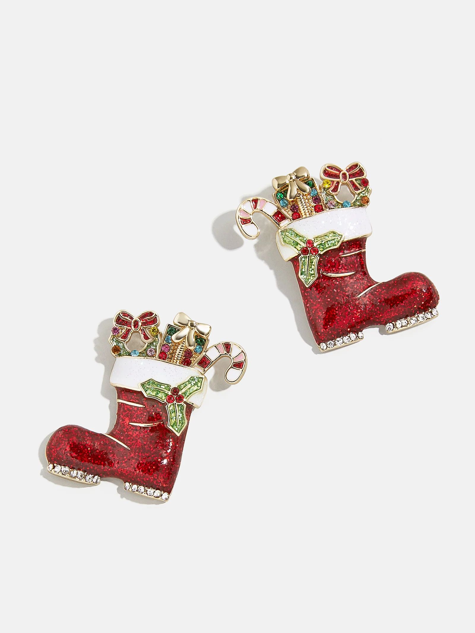 Santa's Boots Earrings - Red | BaubleBar (US)