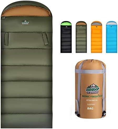 Sleeping Bag for Adults Kids, 4 Season Warm Weather Waterproof Lightweight Sleeping Bag, Great for O | Amazon (US)