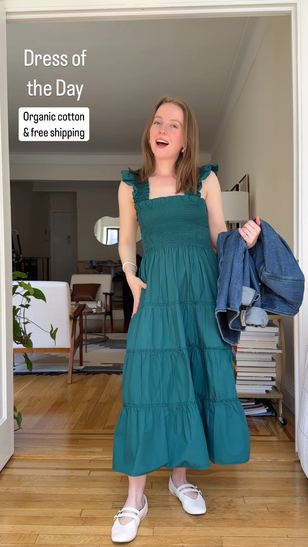 Organic cotton green dress plus free shipping!
Wearing xs I’m 5ft 2 116 lbs
#quince #sundress

#LTKWatchNow #LTKStyleTip
