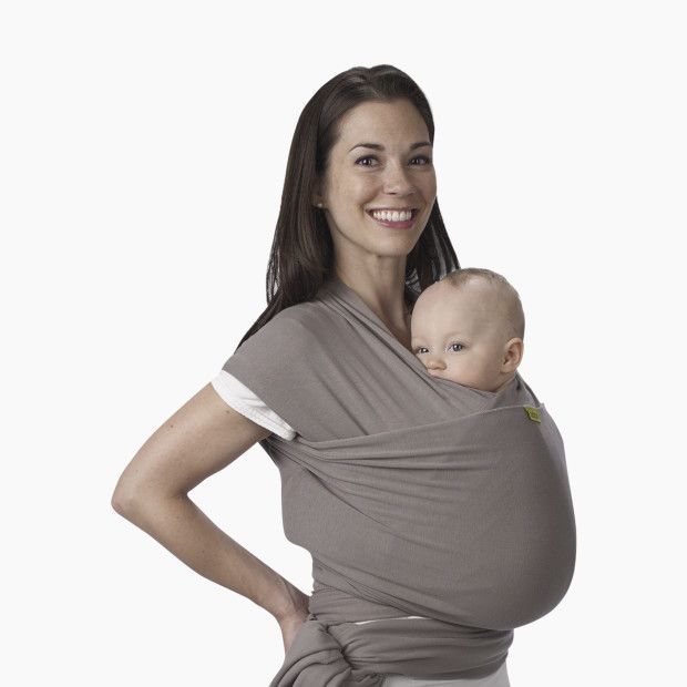 Boba Baby Wrap Carrier in Grey Size 0-18 months | cotton/spandex | Babylist