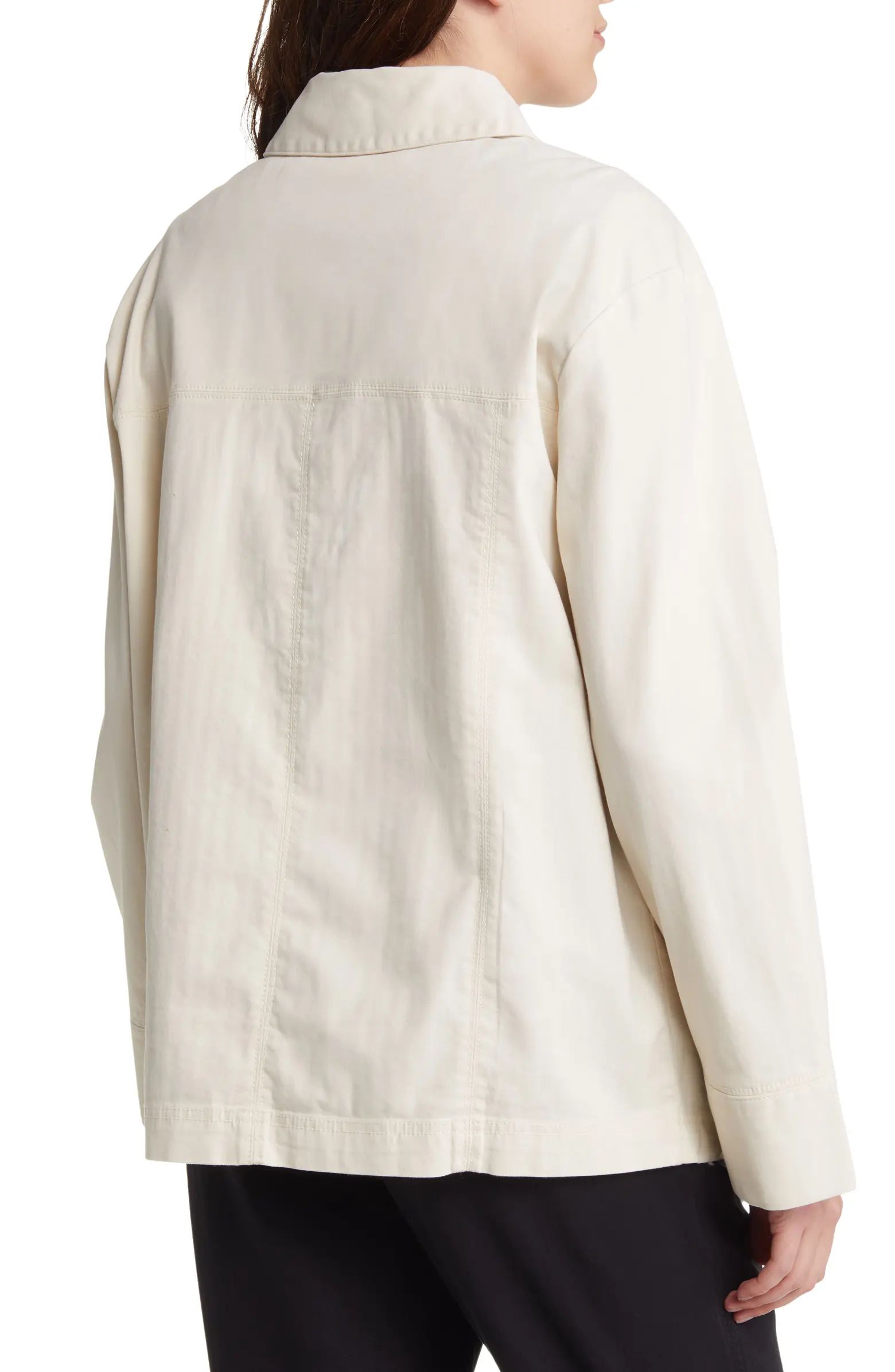 Stretch Cotton Utility Shirt Jacket | Nordstrom