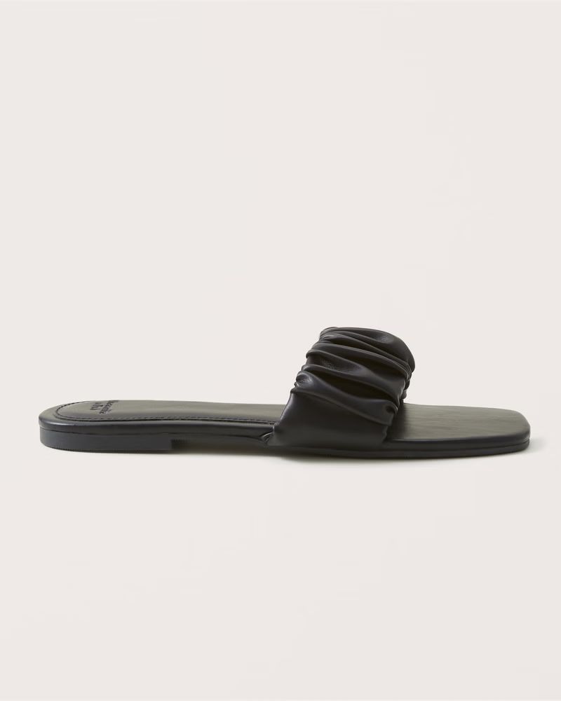 Women's Ruched Sandals | Women's Shoes | Abercrombie.com | Abercrombie & Fitch (US)