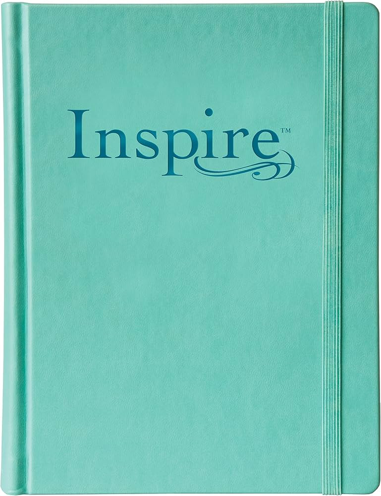 Tyndale NLT Inspire Bible (Hardcover, Aquamarine): Journaling Bible with Over 400 Illustrations t... | Amazon (US)
