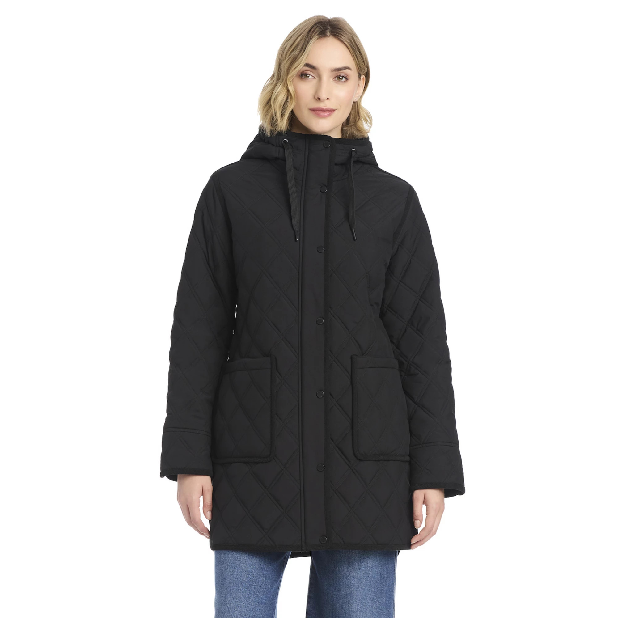 Women's Modern Supply by Sanctuary Hooded Long Quilt Coat | Kohl's