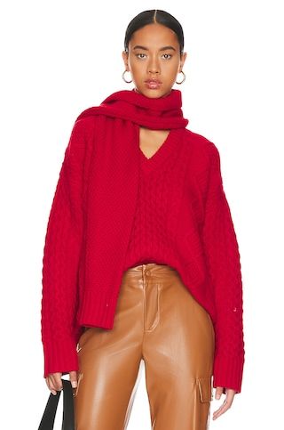 Still Here Minnesota Sweater in Red from Revolve.com | Revolve Clothing (Global)