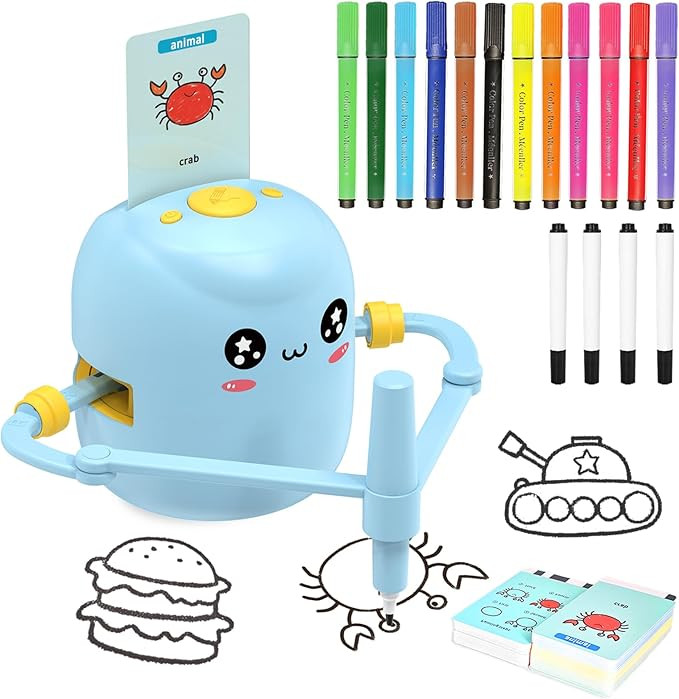 Drawing Robot for Kids, Interactive Educational Drawing Robot with Voice Interaction, Montessori ... | Amazon (US)