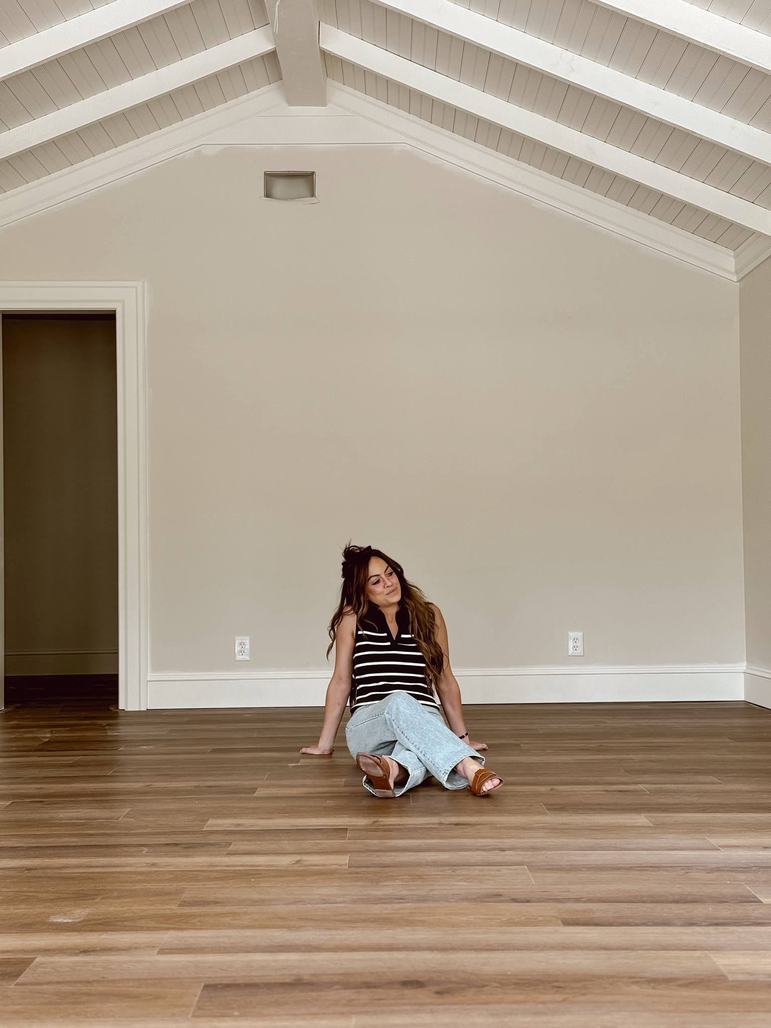Progress in the main bedroom! We have flooring! These cozy dark brown floors are GORGEOUS & better yet they are durable & super easy to install! 

#LTKHome