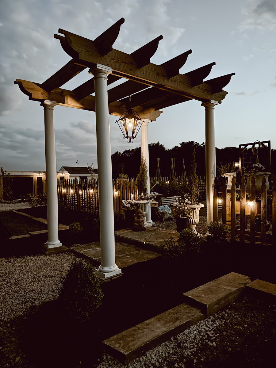 We use solar-powered lights to create this dreamy look around our garden. In the evening when the sun goes down, we love the soft glow coming from this area.  

 #LTKSeasonal #LTKHome