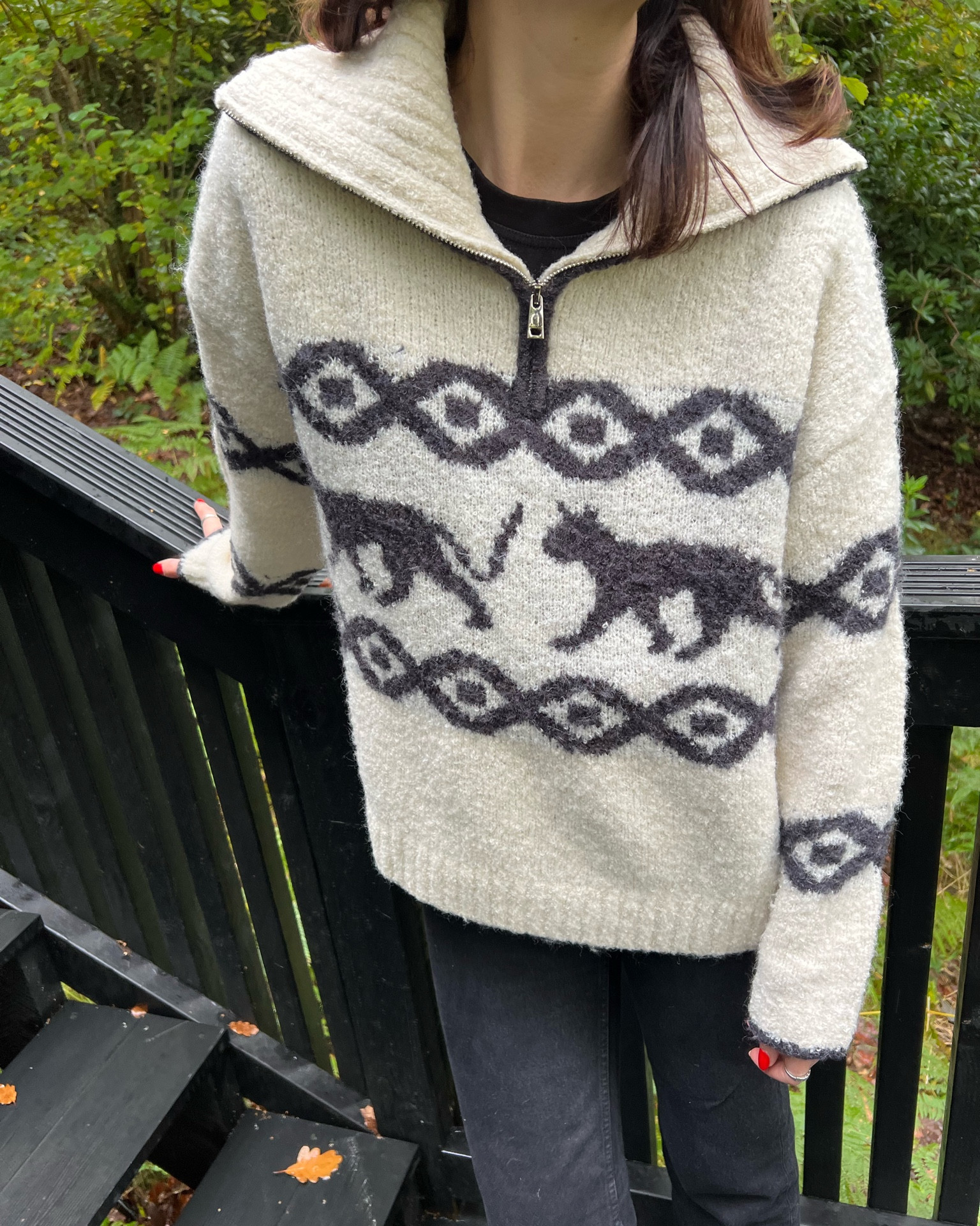 knit zip sweater, black jeans, black t-shirt, chelsea boots, silver hoops, silver jewellery, kitri, ganni, coggles, selfridges, toteme, h&m, & other stories, astrid & miyu, uniqlo, arket, daisy london jewellery, winter outfit ideas 

use code HANNI15 for 15% off + free NDD for ganni boots & kitri sweater 

#LTKSeasonal #LTKeurope #LTKstyletip