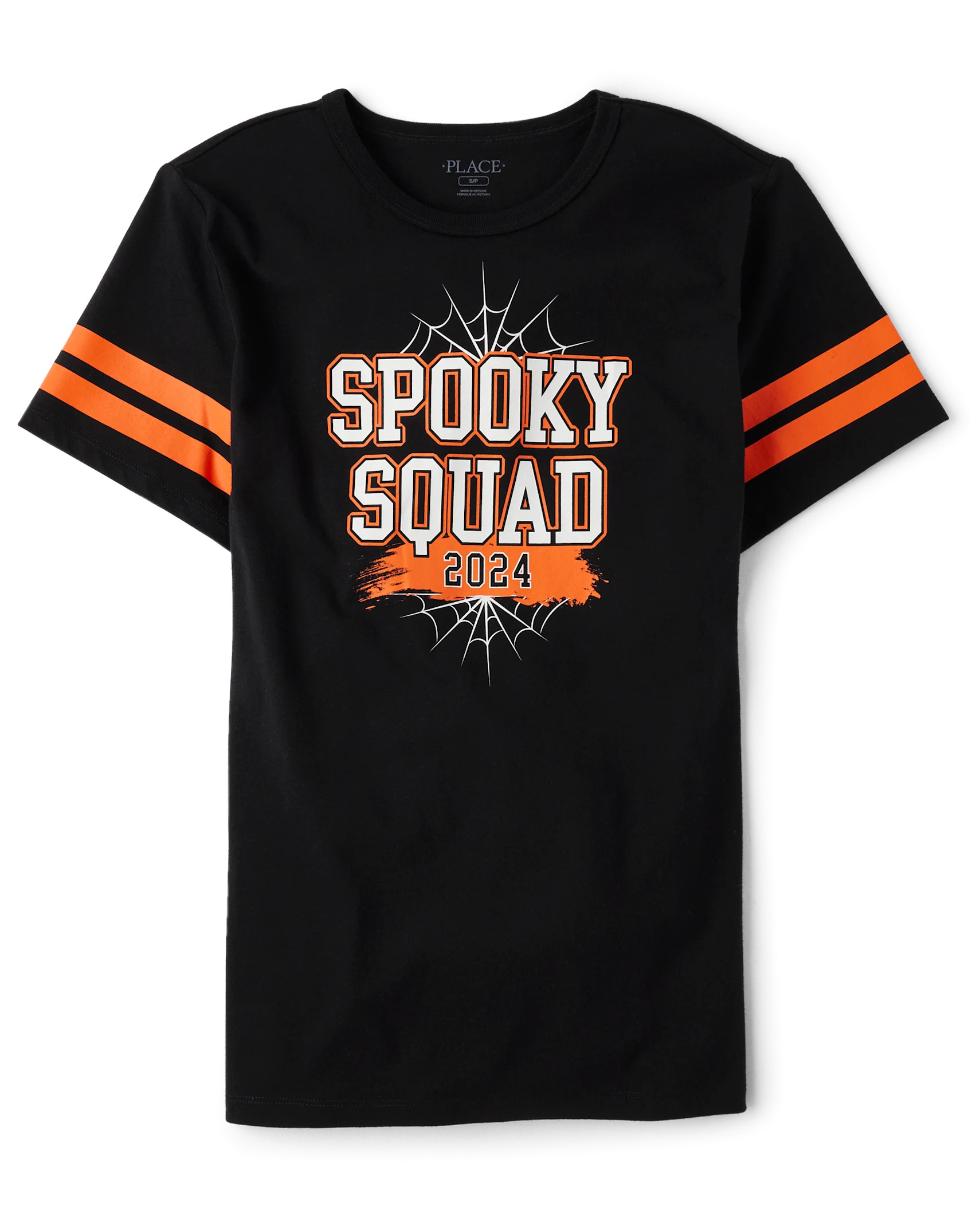 Unisex Adult Matching Family Glow In The Dark Halloween Short Sleeve Spooky Squad 2024 Graphic Te... | The Children's Place