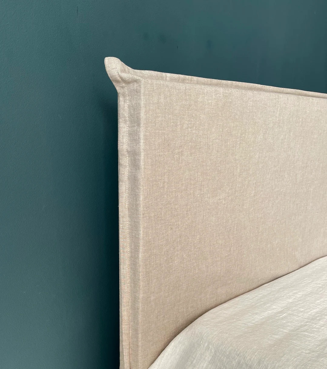 Linen Headboard. Headboard Slipcover. Foot board cover. Custom Made Linen Head board cover. Natur... | Etsy (US)