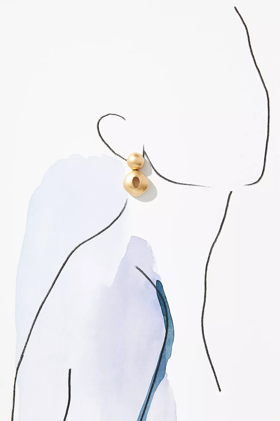 Double Sphere Drop Earrings | Anthropologie (US)