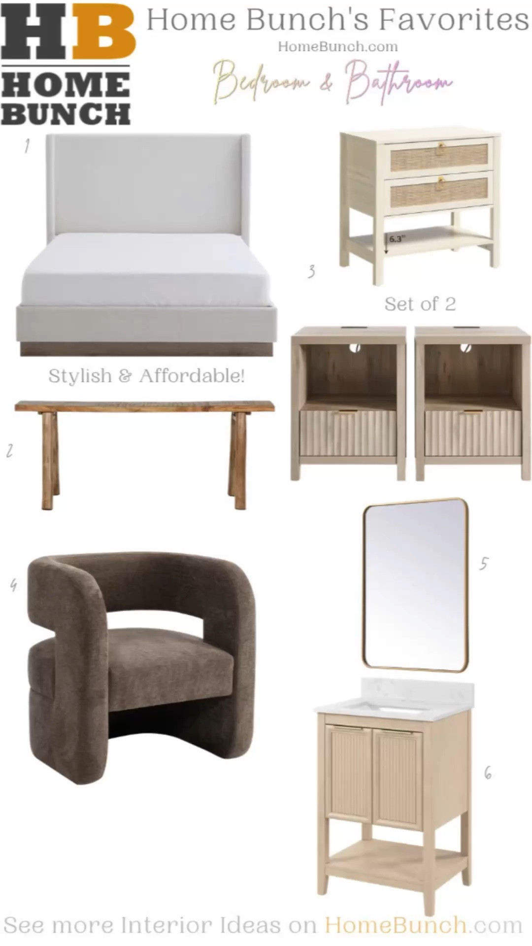Turning your bedroom into a retreat starts with the right pieces ✨

From upholstered beds to nightstands, mirrors, and vanities—these finds feel elevated without the high price tag (especially right now 👀)


Tap to shop my bedroom + bathroom picks 👇


#LTKHome #BedroomDecor #BathroomInspo #WayfairWayDay #HomeRefresh #NeutralBedroom #InteriorStyle #VanityInspo #LTKSale #HomeBunch

#LTKmomlife #LTKmorningroutine #LTKHome