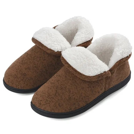 VONMAY Women's Fuzzy Slippers Boots Memory Foam Booties House Shoes Indoor Outdoor | Walmart (US)