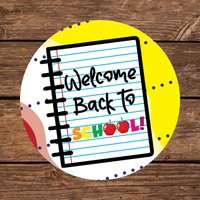 Cute Welcome Back To School Labels, Back Stickers, Sticker, Cute Labels, Cute Stickers | Etsy (US)