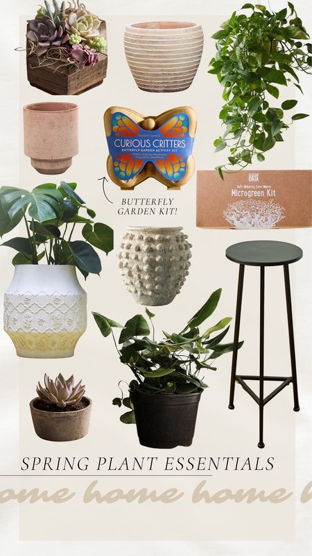 It’s starting to look more like spring plant season - found a bunch of essentials to help you feel ready! 

Plant essentials, spring plants, planters, butterfly garden kit, micro green kit, home garden, flower garden, Maddie Duff 

#LTKSeasonal #LTKhome
