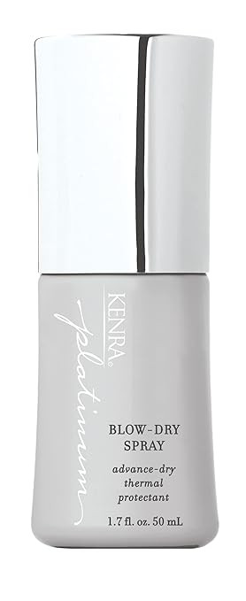 Kenra Platinum Blow-Dry Spray | Time-Saving Heat Protectant | Detangles, Smooths, and Softens | E... | Amazon (US)