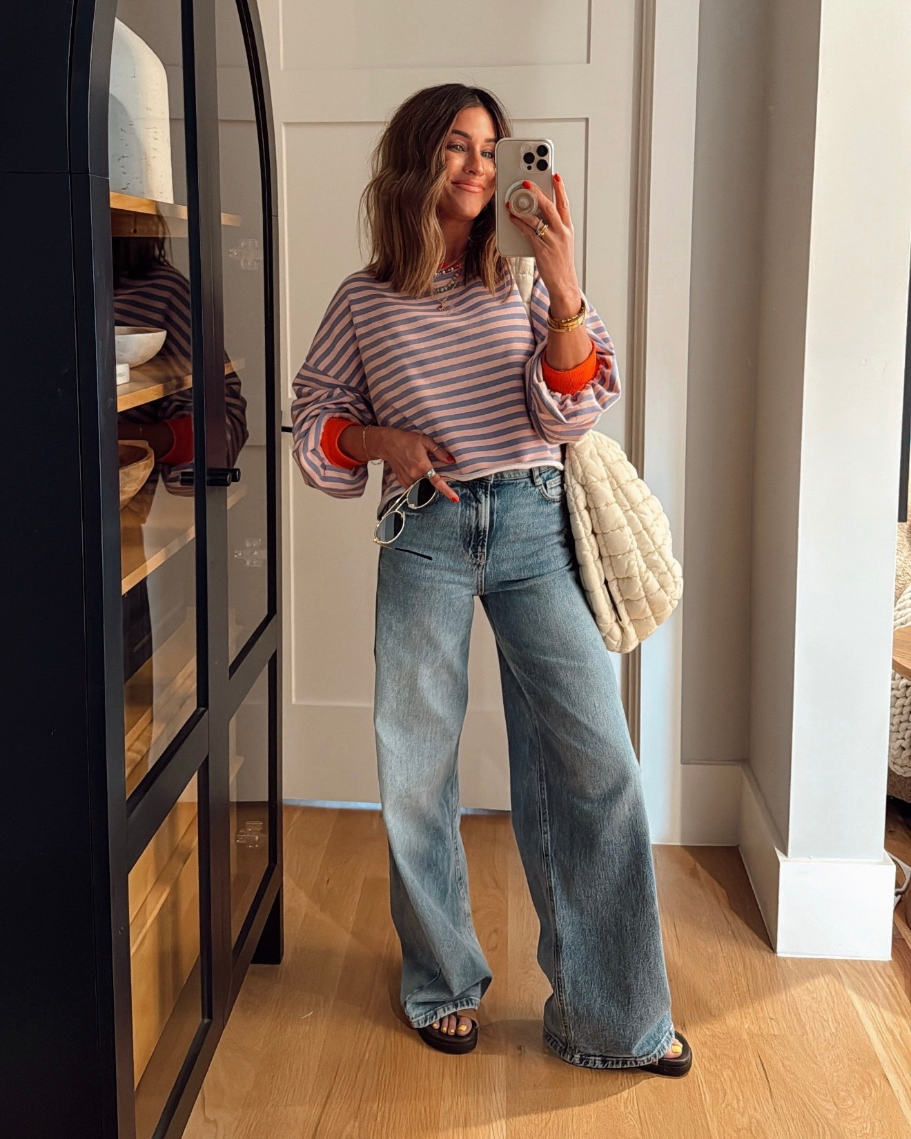 Chopped the bottom off this striped sweatshirt and love how it turned out! Wearing a medium in the sweatshirt, and jeans are true to size. Also linking my scissors here, they’re seriously the best! 

#LTKSummerEdit #LTKStyleTip #LTKFindsUnder50